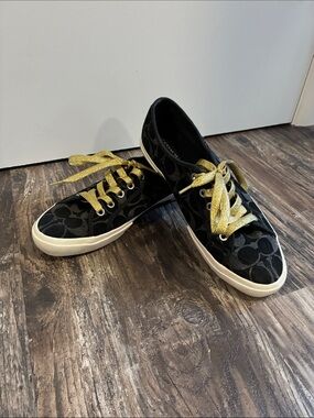 Wonen’s Coach Canvas Sneaker -